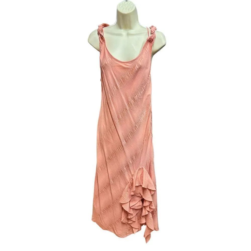 Rachel Comey Dana Pucker Dress in Light Pink NWT Size 6